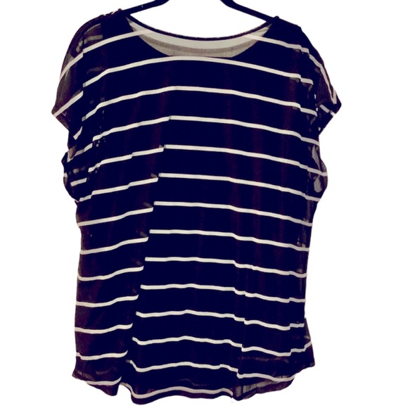 LANE BRYANT Sheer Top-sequin underlay GORGEOUS 😍 - Picture 3 of 3